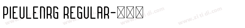PIEULENRG REGULAR字体转换